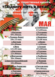 Торжественные митинги 