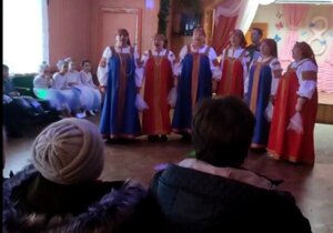 Праздничная концертная программа в клубе с.Весь, приуроченная к Международному женскому дню.