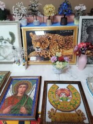 Выставка умельцев в улубе села Весь
