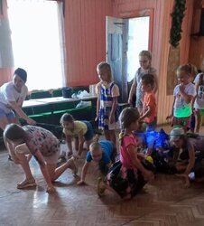 Игровая программа в клубе села Весь