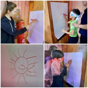 Игровая программа в клубе села Весь.