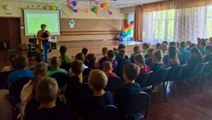 Встреча-лекция с воспитанниками летнего лагеря в селе Гавриловское