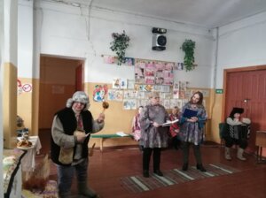 Тематический праздник «Русская печка» в клубе села Красное.