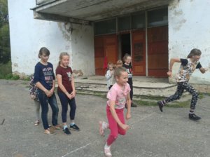 Спортивная эстафета для детей в с.Торчино