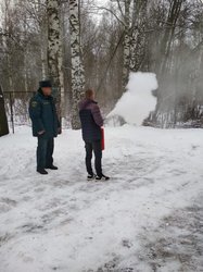 Встреча с сотрудником МЧС Суздальского пожарно- спасательного гарнизона