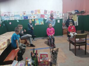 Конкурс детских причесок в клубе села Торчино.
