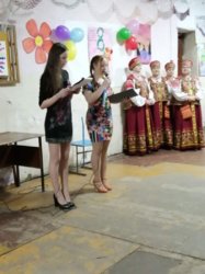Концертная программа  в клубе п. Красногвардейский