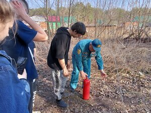 Профилактическая беседа по правилам пожарной безопасности.