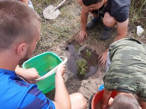 Экологическая акция в селе Омутское.