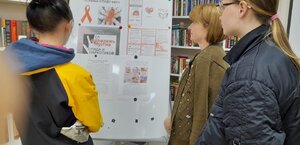 Всероссийская акция #СТОПВИЧ в доме культуры с.Омутское