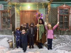 Рождественские посиделки в клубе села Крапивье