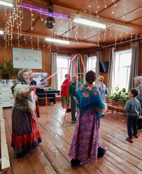 Проводы зимы в селе Крапивье