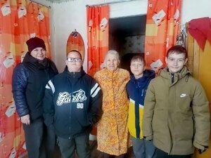 Акция к Международному женскому дню в селе Весь