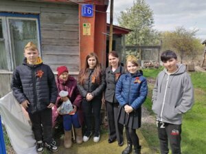 Поздравление ветеранов села Весь и села Омутское
