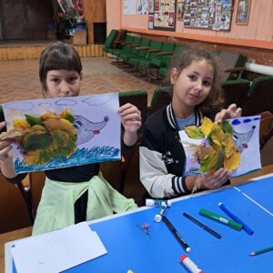 Осенний мастер-класс в клубе с.Весь