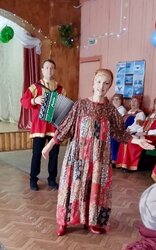 Праздничная программа ко Дню защитника Отечества в клубе с.Весь