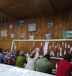 Помощь солдата СВО в клубе с.Крапивье.